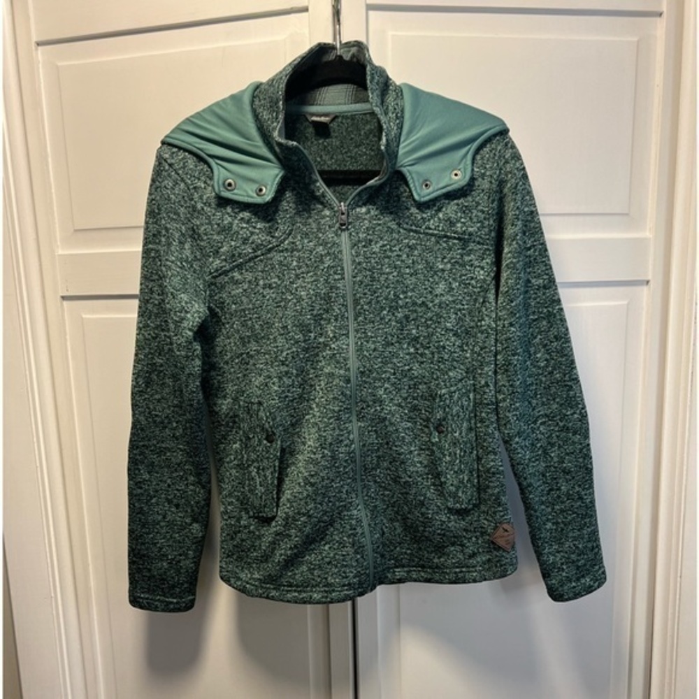 Eddie Bauer Full Zip Hooded Fleece Lined Jacket Size Women’s Large Color…